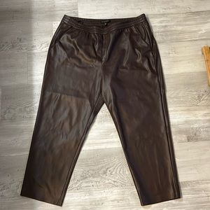 Banana Republic faux leather pants